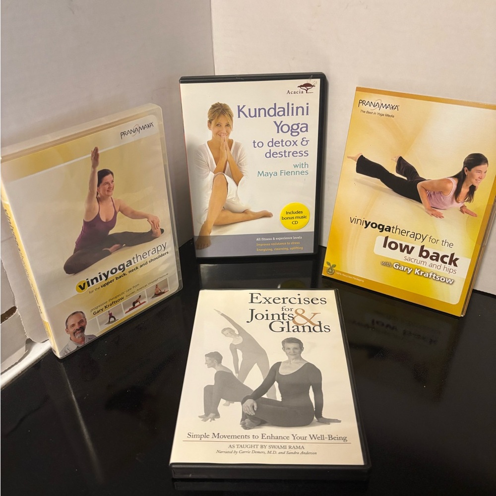 Lot of yoga and exercise DVD’s